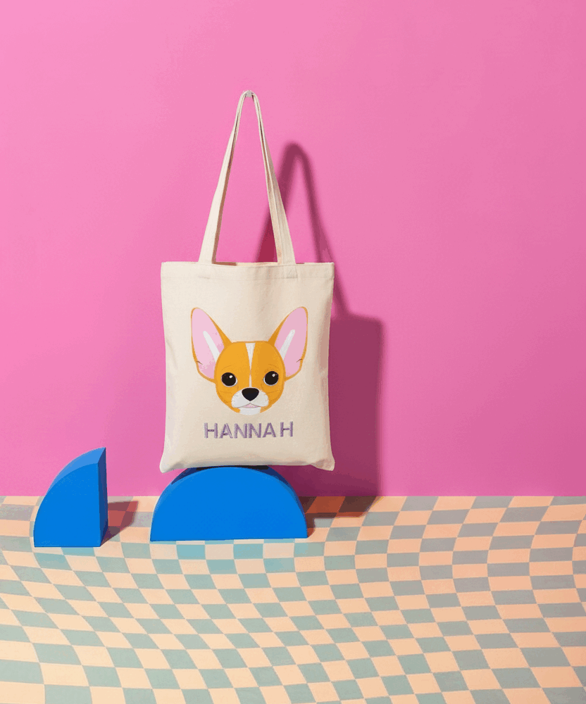 2️⃣ Happi Bag PETS - Mascota en DTF & nombre bordado 🐶