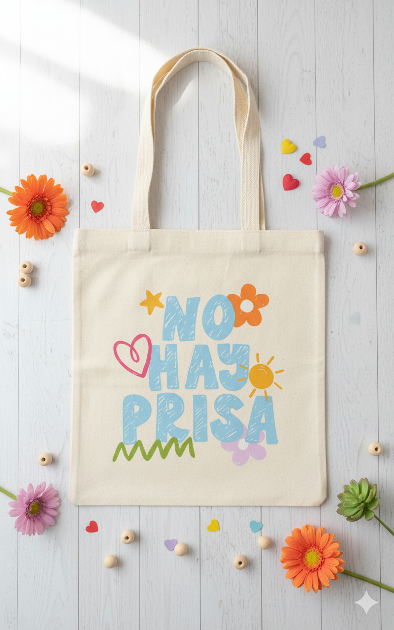 HAPPI BAG:
"NO HAY PRISA"